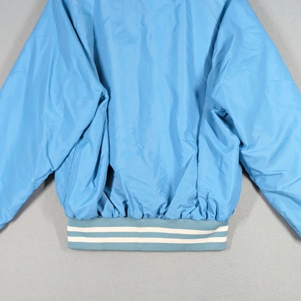 Vintage Pla-Jac Dunbrooke Varsity Jacket Mens XL Blue Made in USA - Picture 10 of 11